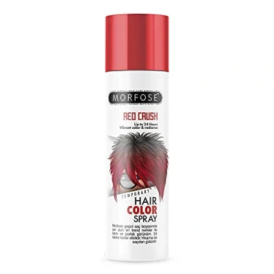 Imagen de Morfose Red Crush Temporary Hair Color Spray 150 ml Para El Cabello Temporal De Rojo