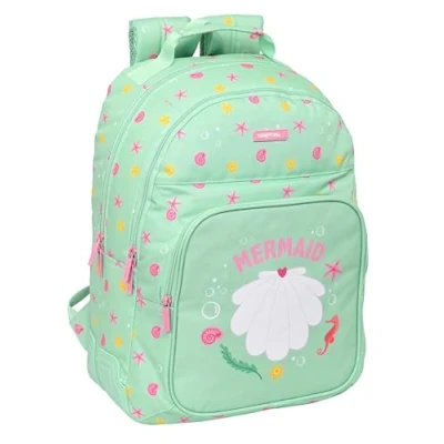 Imagen de Safta MERMAID Mochila Escolar Infantil, Ideal para Niños de Diferentes Edades, Cómoda y Versátil, Calidad Resistencia, 32x15x42 cm, Color