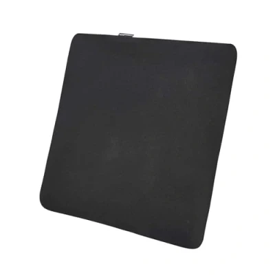 Imagen de Amazon Basics Cojín de asiento espuma viscoelástica, negro, cuadrado, 37.6 L x 38 W 3.3 H cm