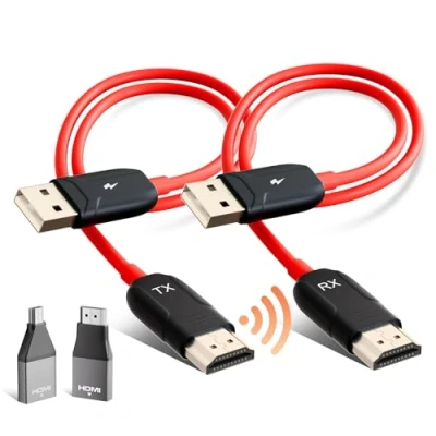 Imagen de HDMI inalambrico 1080P, Transmisor Dongle inalámbrico Adaptador, Wireless de Radio para la transmisión vídeo/Audio/Archivos, PC a TV, Proyector