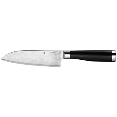 Imagen de WMF Yari Cuchillo Santoku, Acero Inoxidable, Negro