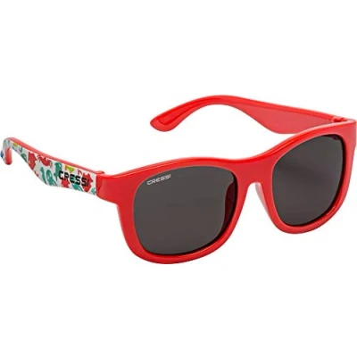 Imagen de Cressi Teddy Sunglasses Gafas de Sol para niños, Juventud Unisex, Mascota Agua/Rojo/Lente Ahumada, 3/5 Años