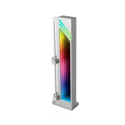 Imagen de Mars Gaming MCA GCB, Soporte para Tarjeta Gráfica, Iluminación ARGB Infinity Mirror, GPU con Sincronización ARGB, Base Magnética Antideslizante, Compatibilidad Universal, Gris Plateado
