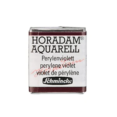 Imagen de Schmincke HORADAM® AQUARELL acuarelas para artistas, 371 Perylene Violet, 14 044, 1/2 godet