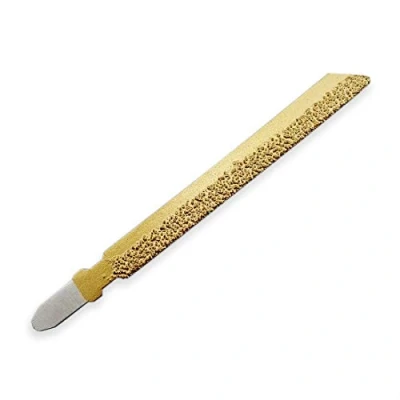 Imagen de SHDIATOOL Hoja de sierra calar diamante 1 PK Diámetro 4 pulgadas/100 mm Grit46 Soldado al vacío Corte granito Mármol Azulejo cerámica Ladrillo Plástico