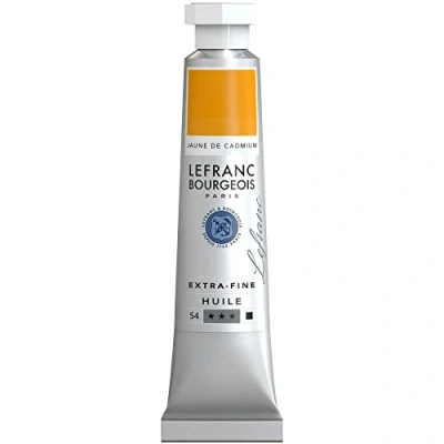 Imagen de Lefranc Bourgeois Óleo Extra Fino 20ml Tubo de pintura, Amarillo Cadmio