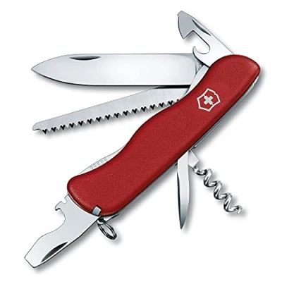 Imagen de Victorinox, Forester, Navaja Multiuso Suiza, Cuchillo bolsillo, Regalo, 12 Funciones, Hoja grande, Abrelatas, Bloqueable