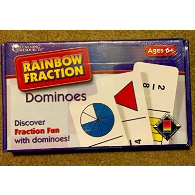 Imagen de Learning Resources Rainbow Fraction Dominoes