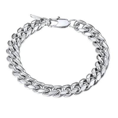 Imagen de PROSTEEL Chapado en Platino Brazalete 21cm 10mm