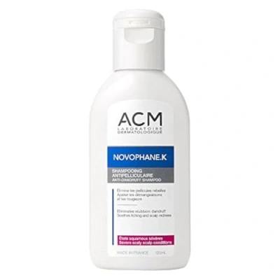 Imagen de ACM Champú dermatológico de laboratorio Novophane K antipresión, 125 ml, envío a WorldWide by