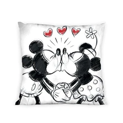 Imagen de Funda de cojín Mickey y Minnie, 40 x cm