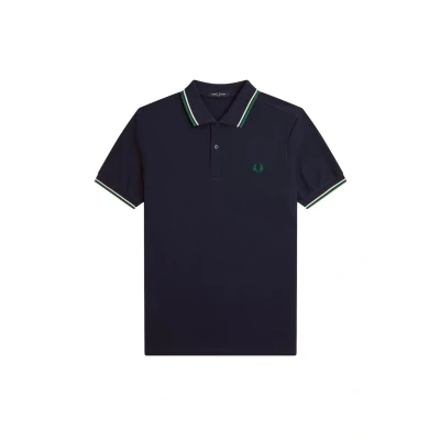 Imagen de Fred Perry Polos mm3600 y30 drkcr/lecr/lblgr, azul, S