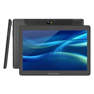 Imagen de Sunstech Tablet 10.1&quot; de 32GB con 3G, Procesador Quad Core y Dual SIM SO: Android 8.1, Color Negro