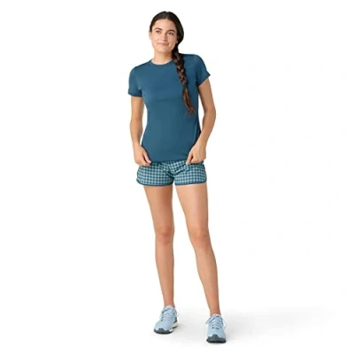 Imagen de Smartwool Merino Short Sleeve Camiseta básica, Mujer, Talla: Large, Twilight blue