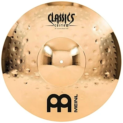 Imagen de Meinl Cymbals Classics Custom Extreme Metal Plato Ride de 20 pulgadas (50,80cm) Platillos Batería Bronce B12, Acabado Brillante (CC20EMR B)