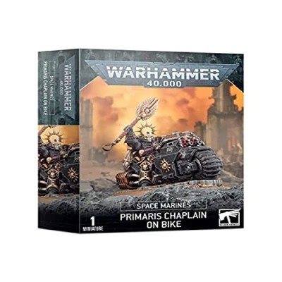 Imagen de Games Workshop Warhammer 40,000 Capellán Primaris de los Marines Espaciales en Bicicleta