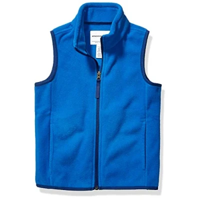 Imagen de Amazon Essentials Chaleco de Forro Polar Niño, Azul, 2 años