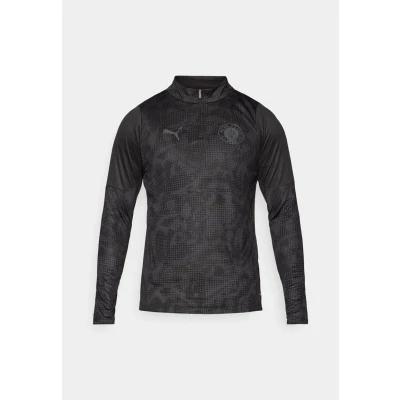 Imagen de Puma FCSP Training 1/4 ZIP TOP Equipación de clubes, Hombre, Talla: XS, Black/flat dark gray