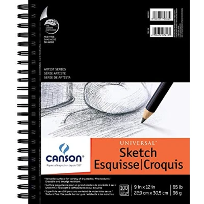 Imagen de Canson Artist Series Universal Bloc de Dibujo, 0, 9&quot;X12&quot;