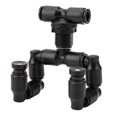 Imagen de KSTE Reptiles Fogger Niebla Rociador,Sistema Nebulizador Selva Tropical del Tanque 360 ​​Acuario Ajustable Sistema de Conexión 1/4 &#039;&#039; Hidromasaje