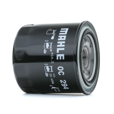 Imagen de MAHLE ORIGINAL OC 294 Filtro de aceite con válvula bloqueo retorno enroscable TOYOTA: Avensis Verso, Corolla IX Hatchback, I Berlina
