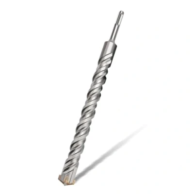 Imagen de SDS Plus Broca para martillo perforador (22 x 460 mm, con 4 cuchillas de metal duro, ideal taladrar en piedra, hormigón, piedra natural, pared ladrillo)