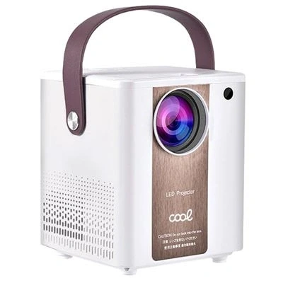 Imagen de Proyector Compacto Cool Rainbow 3000 Lúmenes Altavoz Integrado + HDMI/SD/USB WiFi Mirror (Blanco)