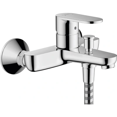 Imagen de hansgrohe Vernis Blend grifo bañera visto para 2 funciones, mezlador monomando 17,1 cm, de bañera, cromo
