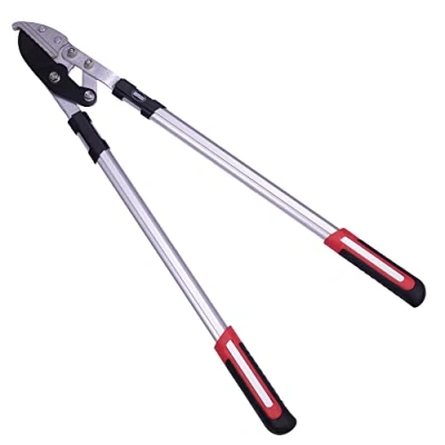 Imagen de Amig Tijera de Poda a Dos Manos Mango Aluminio y Hoja recubierta Teflón 76 cm corte Yunque Capacidad 45 mm Para Ramas Secas Duras Árboles Arbustos