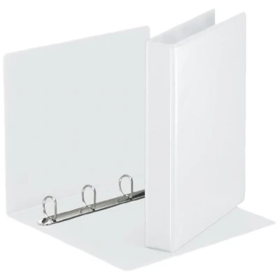 Imagen de Esselte Group 49703 Essentials Archivador para presentación (con anillas personalizable, A4, capacidad 140 hojas, cartón recubierto de polipropileno, 30 mm), color blanco