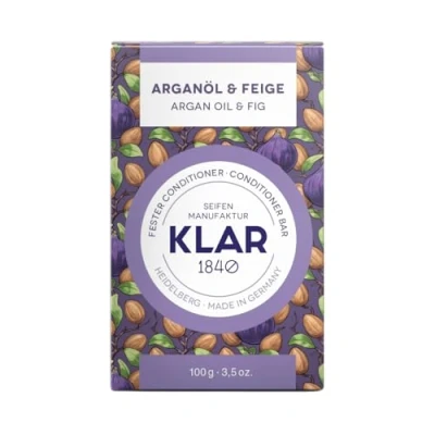 Imagen de Klar Seifen Champú sólido Argan &amp; Higo, 100 g (1 unidad)