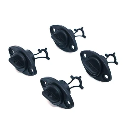 Imagen de Namvo 4 juegos de accesorios canoa profesional universal impermeable tapón con tornillos agujero kayak tapones drenaje