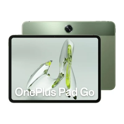 Imagen de OnePlus Tablet portátil Pad Go 8GB RAM + 128GB Almacenamiento con Pantalla 2.4K de Baja luminosidad Azul, batería 8000mAh, Menta Gemela