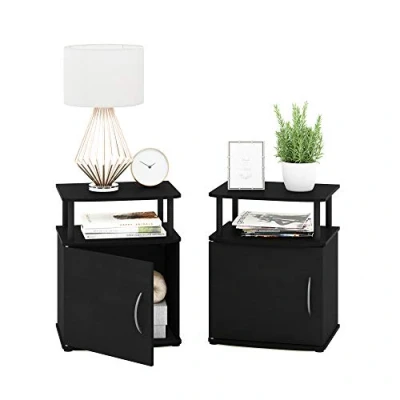 Imagen de Furinno Mesa Auxiliar, Madera, marrón, Two End Tables