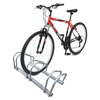 Imagen de VOUNOT Soporte para Aparcar 3/4/5/6 Bicicletas, Aparcamiento, Estacionamiento Bicis, Suelo y Pared, Montaje, Interior Exterior, 32f. x 70an. 25al. centímetros