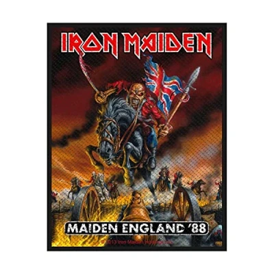 Imagen de Iron Maiden England &#039;88 Unisex Parche Espalda Standard, 95% Algodón, 5% Poliéster,
