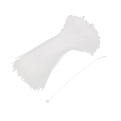 Imagen de sourcing map Hebilla de plastico Snap Lock Pin Seguridad Loop plástico Tag cierre corbata 5 pulgadas 500Pcs