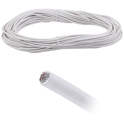 Imagen de Paulmann 94591 Sistema de cables, cable tensión Corduo, 20m, aislado, 2,5mm2, blanco, metálico, raíl