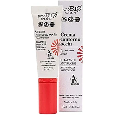 Imagen de Purobio Crema para el contorno de ojos hidratante y antiarrugas, 10 ml
