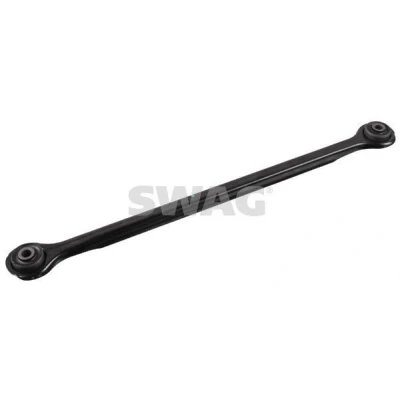 Imagen de SWAG 74 92 3145 Barra oscilante, suspensión de ruedas con apoyo Eje trasero debajo, delante Brazo oscilante transversal Chapa acero ALFA ROMEO: 147