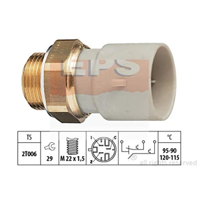 Imagen de EPS 1.850.655 Interruptor de temperatura, ventilador del radiador M22x1,5 Made in Italy OE Equivalent OPEL: Calibra A, Astra F CC, Berlina