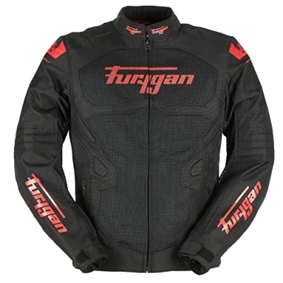 Imagen de Furygan ATOM VENTED EVO, CHAQUETAS Y ABRIGOS de los hombres, noir/rouge,