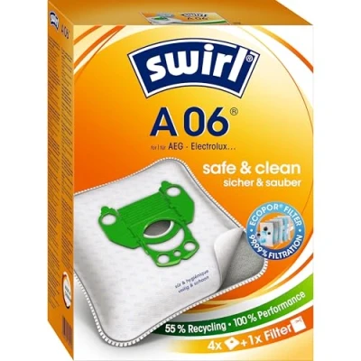Imagen de Swirl Bolsa para aspiradora a06 4 pzs A06V074
