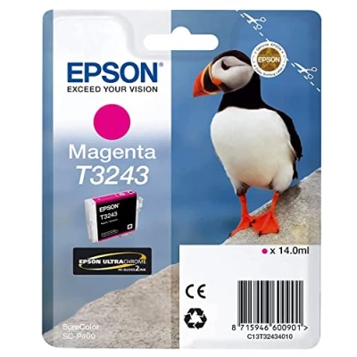 Imagen de Epson T32434010 Tinta, Color Magenta