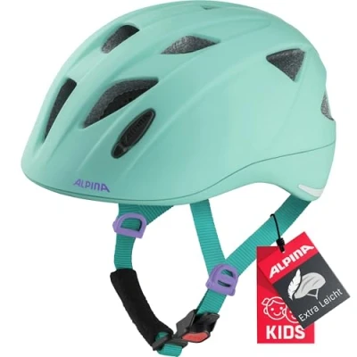 Imagen de ALPINA XIMO L.E. Casco de Ciclismo, Unisex Kids, Turqouise Matt, 47 51