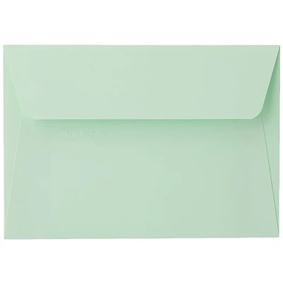 Imagen de Clairefontaine 5476C Un Paquet de 20 Enveloppes Pollen Format C6 (11,4x16,2cm) 120g Auto Adhésives Vert