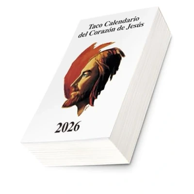 Imagen de TACO CALENDARIO DEL SAGRADO CORAZÓN DE JESÚS 2026. CLÁSICO (TACOS)