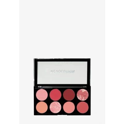 Imagen de Revolution, Ultra Blush Palette, Paleta de Colorete con 8 Tonos Mate y Brillantes, Fórmula en Polvo Fácil Mezclar, Vegano Libre Crueldad, Sunset Burst, 1.6g