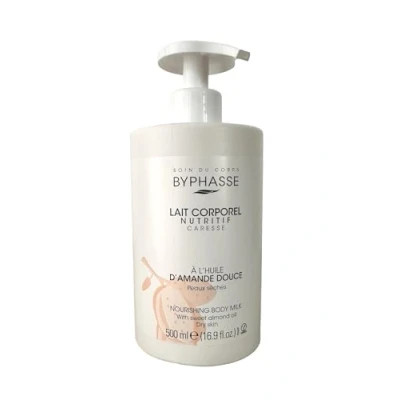 Imagen de byphasse Nutritivo Leche Corporal a la Extracto de almendra dulce piel seca dosificador Juego 4