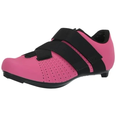 Imagen de Fizik R5 Tempo Powerstrap Zapatillas de Ciclismo con Clip, Color Rosa y Negro, Talla 43 EU